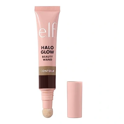 Imagen de e.l.f. Halo Glow Varita de belleza para contorno líquido, un aspecto naturalmente esculpido, fórmula construible, vegana y libre crueldad, profunda/rica