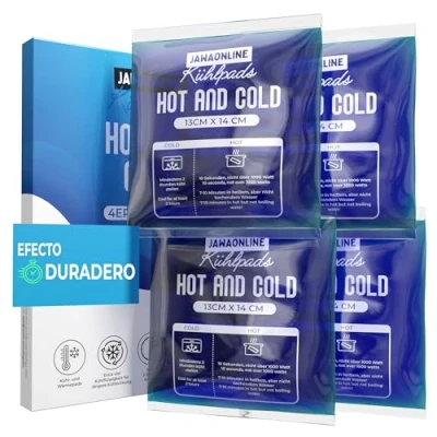 Imagen de JAWA Cooling Pads Gel 13x14 Compresa Refrescante Reutilizable con Efecto Inmediato Flexible Frío Calor Premium Coolpack Almohadilla Uso Versátil