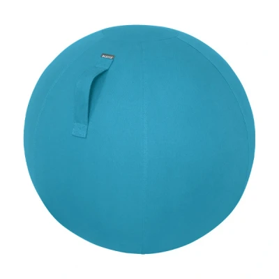 Imagen de Leitz Silla de Pelota Yoga, Activa Ergonómica Escritorio, 65cm Diámetro, Incluye Funda Tela, Inflador Manual y 2 Conectores, Gama Ergo Cosy, Azul Suave, 52790061