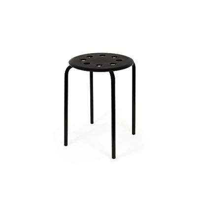 Imagen de Marius Taburete apilable (45 cm), color negro
