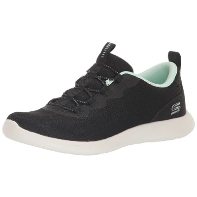 Imagen de Skechers Foam, Espuma DE Vapor Lite Mujer, Black Mesh/White Trim, 56 EU