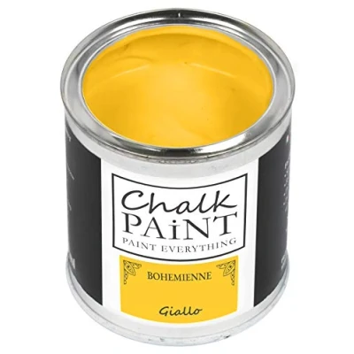 Imagen de Chalk Paint Everything® Pintura tiza Giallo vuelva a dar color fácilmente todo tipo de material sin lijar (250 ml)