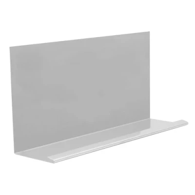 Imagen de INEFA Techo de chapa angular con pliegue agua aluminio 200cm, 1 pieza plateada para el drenaje del techo, alta protección los bordes, Made in Germany