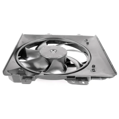 Imagen de VEMO V22 01 1737 Ventilador de radiador para vehículos sin aire acondicionado 330 con bastidor (armazón) Original calidad