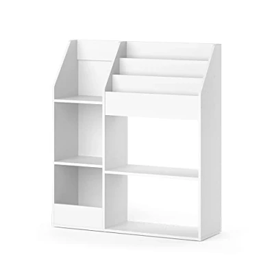 Imagen de Vicco Estantería Infantil Luigi, Blanco, 100.4 x 114.2 cm sin Cajas Plegables