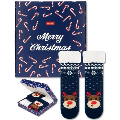Imagen de soxo Navidad Calcetines Para Mujer Dibujos Colores Regalos Originales Divertidos Altos 35 40 Papá Noel