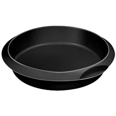 Imagen de Lékué Molde Silicona Platino repostería, Redondo, Negro, 26 cm