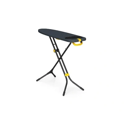 Imagen de Joseph Glide Plus Tabla de Planchar 110 x 33 cm Plegable y Ajustable, Fácil Almacenar, para Plancha Vapor, Funda Algodón con 4 Capas, Negro/Azul
