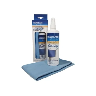 Imagen de Dataflash Spray Limpiador &amp; PAÑO DE Microfibra para Pantallas