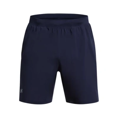 Imagen de Under Armour UA Tech Taper Short pantalones cortos de hombre, cómodos y ligeros montaña, color azul medianoche/azul medianoche