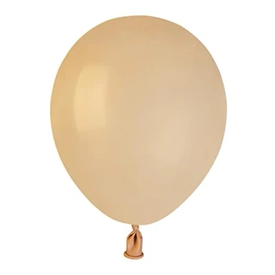 Imagen de Paquete 100 globos en latex natural Premium Quality A50 (Ø 13cm / 5&quot;), rosa polvos