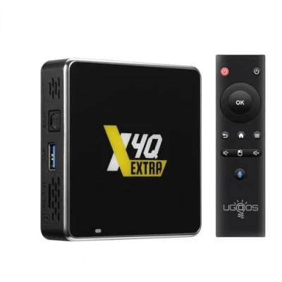 Imagen de Ugoos X4Q Extra TV Box Android 11 4GB RAM 128GB ROM Amlogic S905X4 J 2.4G/5G Dual WiFi BT5.1 USB 3.0 Ethernet 1000M Support AV1 H.265 4K HDR Set Top