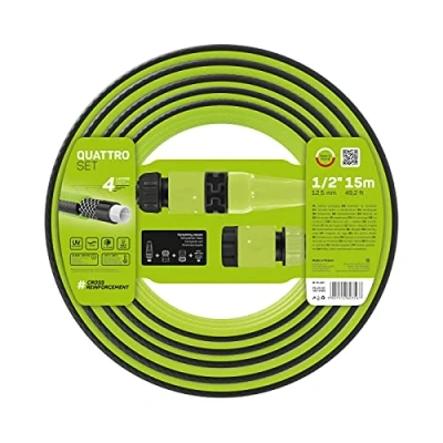 Imagen de Cellfast Manguera de jardín QUATTRO Resistente,verde,1/2&quot;