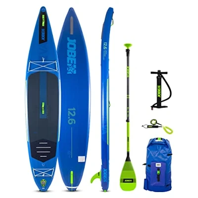 Imagen de Jobe Neva 12.6 Tabla Paddle Surf Hinchable Paquete Skimboard, Adultos Unisex, Multicolor (Multicolor), Talla Única