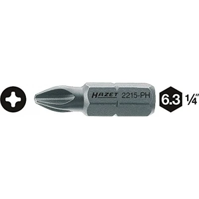 Imagen de HAZET 2215 PH2 Punta de atornillar Acero Ni Cr Mo