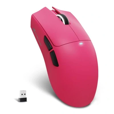 Imagen de MAMBASNAKE X ATTACK SHARK X11SE Ratón inalámbrico para juegos,22000 DPI,sensor PixArt PAW3311,BT/2,4G/cable,peso ligero de 59g,clics 2000W,aceleración 40G,batería larga,para Win/Mac Rojo Baya