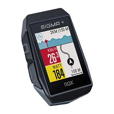 Imagen de SIGMA SPORT ROX 11.1 EVO Negro HR Set Ciclocomputador inalámbrico GPS y navegación, con SHORT BUTLER Sensor de frecuencia cardíaca Navegación en exteriores muchas funciones inteligentes