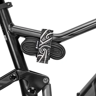 Imagen de Granite Rockband+ Correa Porta Marco de Bicicleta para Tubos Internos y Kit Herramientas Bicicleta, Adjuntando Equipo Adicional en tu Montaña (Polinesia)