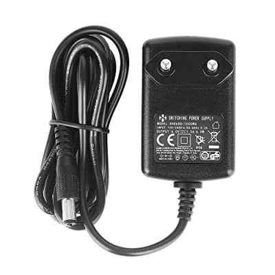 Imagen de Security 01 Adaptador de alimentación CC 6 V 1 A 1000 mA, conector 5,5 mm x 2,1 mm, con 3,5 1,35 4,0 1,7 mm.