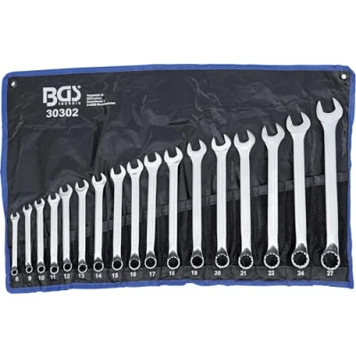 Imagen de BGS 30302 Juego de llaves combinadas acodadas 8 27 mm 17 piezas