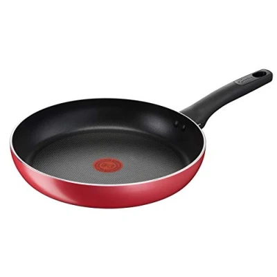 Imagen de Lagostina Cucina Mediterranea Sartén para inducción, aluminio antiadherente, color rojo, 30 cm de diámetro