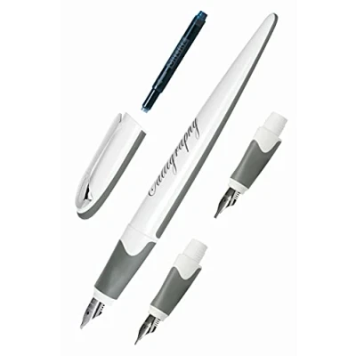 Imagen de Online Schreibgeräte 10011 Pluma de caligrafía, color blanco