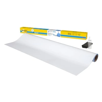 Imagen de Post it Easy Erase superficie pizarra blanca, blanco, 91.4 cm x 60.9 cm, 1 rollo/paquete