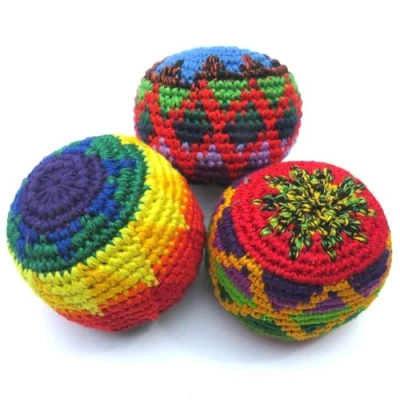 Imagen de Hacky Sack, Sacos de Punto, Pelotas Malabares, Haki, Bolas Patada (Juego 3)