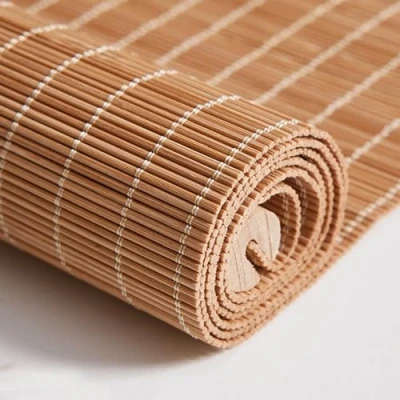 Imagen de Zhixubah Estores de Bambú para Exterior Persiana Enrollable Interior Privacidad Persianas Bambu Filtrante Luz Cortina con Elevador Patios Jardines Ventanas