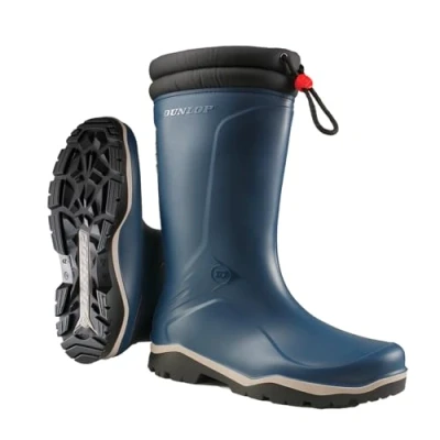 Imagen de Dunlop K454061 Botas de goma forradas, Hombre, Azul/Negro, 36