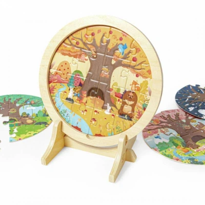Imagen de Puzzle 4 estaciones Hape