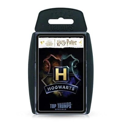 Imagen de Top Trumps Harry Potter Heroes of Hogwarts, Juego de Cartas Especiales, Juega con Harry, Ron, Hermione, Dumbledore, McGonagall, Snape y Slughorn, Regalos educativos Juguetes para niños niñas a
