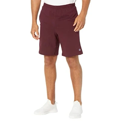 Imagen de Champion Authentic Cotton 9 Inch Men&#039;s Shorts with Pockets (85653 407Q88) Maroon L