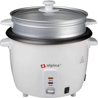 Imagen de Alpina BSJ18 ZPDA Arrocera, Aluminio, Blanco, 1,8 Liter