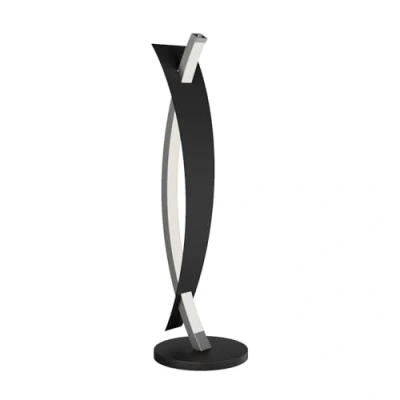 Imagen de LED lámpara de mesa &#039;Marija&#039; (Moderno) en Negro hecho Metal e.o. para Salón &amp; Comedor (1 llama,) Lucande