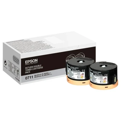 Imagen de Epson Tóner 0711 2 Unidades Negro C13S050711 2.500 páginas