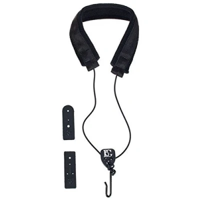 Imagen de CORDON CLARINETE B.G. (C/20E) Nylon Standard (Elastico) (Al Cuello) Sujecion Cuero Apoyapulgar