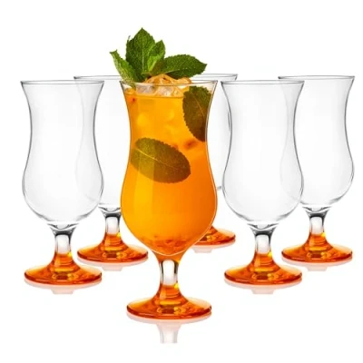 Imagen de Glasmark Krosno Set De 6 Copas Cóctel 420Ml Copa Ginebra Vino Agua Naranja