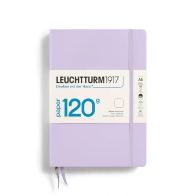 Imagen de LEUCHTTURM1917 370337 Libreta de notas Medium (A5), EDITION 120, Tapas duras, 203 páginas numeradas, Lilac, Lisa