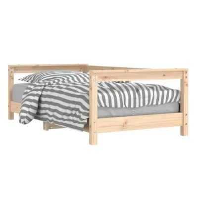 Imagen de vidaXL Estructura de Cama para niños Madera Maciza Pino 70x140 cm