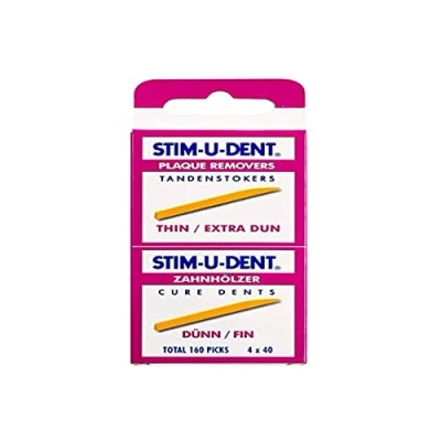 Imagen de Stimudent Palillos De Dientes Delgados, 4 * 40 Piezas