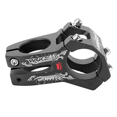 Imagen de Vástago de icleta Corto Manillar, 31.8mm Potencia para Montaña Elevador Manillar Bar Stem Tallo Barra Carretera Ciclismo MTB BMX Fixie Gear (Negro)