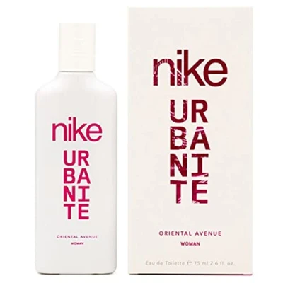 Imagen de NIKE Oriental Avenue, Colonia Mujer, 75 ml, Perfume Formato Spray, Eau de Toilette Femenina, Aroma Gourmand Oriental, Fragancia Fresca, Elegante y Larga Duración