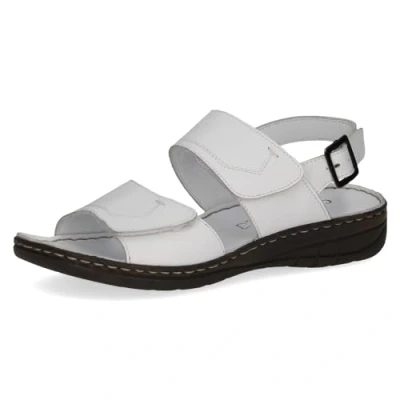 Imagen de CAPRICE Mujer 9 28713 42, Sandalias con cuña, Color Blanco, 42 EU