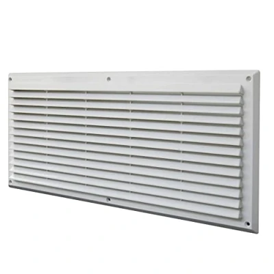 Imagen de La Ventilazione A5023B Y Rejilla de ventilación plástico Rectangular para sobreponer Color Blanco, 500 x 227 mm