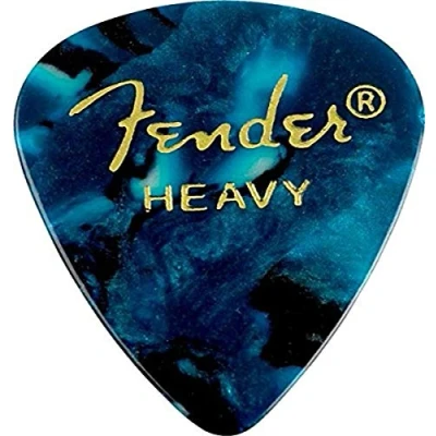 Imagen de Fender 351 Púas Pesadas de Color Turquesa