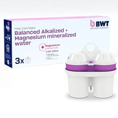 Imagen de BWT Cartuchos de filtro (Balanced + Magenesium, 3 unidades)