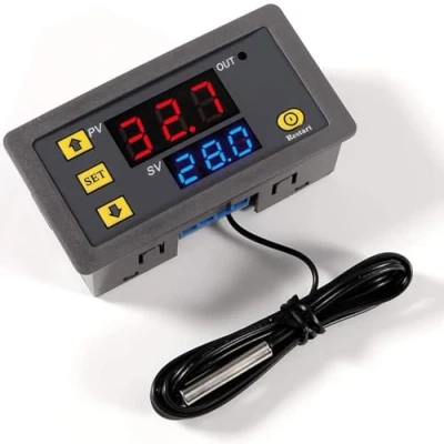 Imagen de Termostato Digital Regulador, DC 12V 24V 220V Regulador Temperatura,Controlador de Temperatura LCD, Interruptor Sensor Medidor Modelo W3230