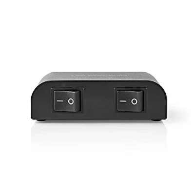 Imagen de Nedis caja de control altavoces Conmutación entre Dos pares o reproducción simultánea interruptores basculantes separados y un volumen 4 16 ohmios, 60 W Negro