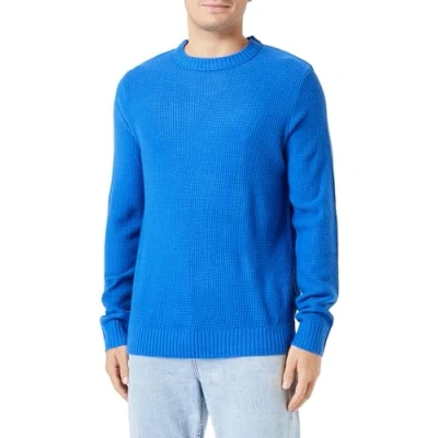Imagen de JACK &amp; JONES Jorkyle Cuello Redondo Jersey de Punto, Azul náutico, S para Hombre